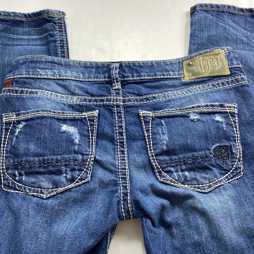 1921 WESTERN GLOVE WORKS CROP JEANS - Picture 4 of 16